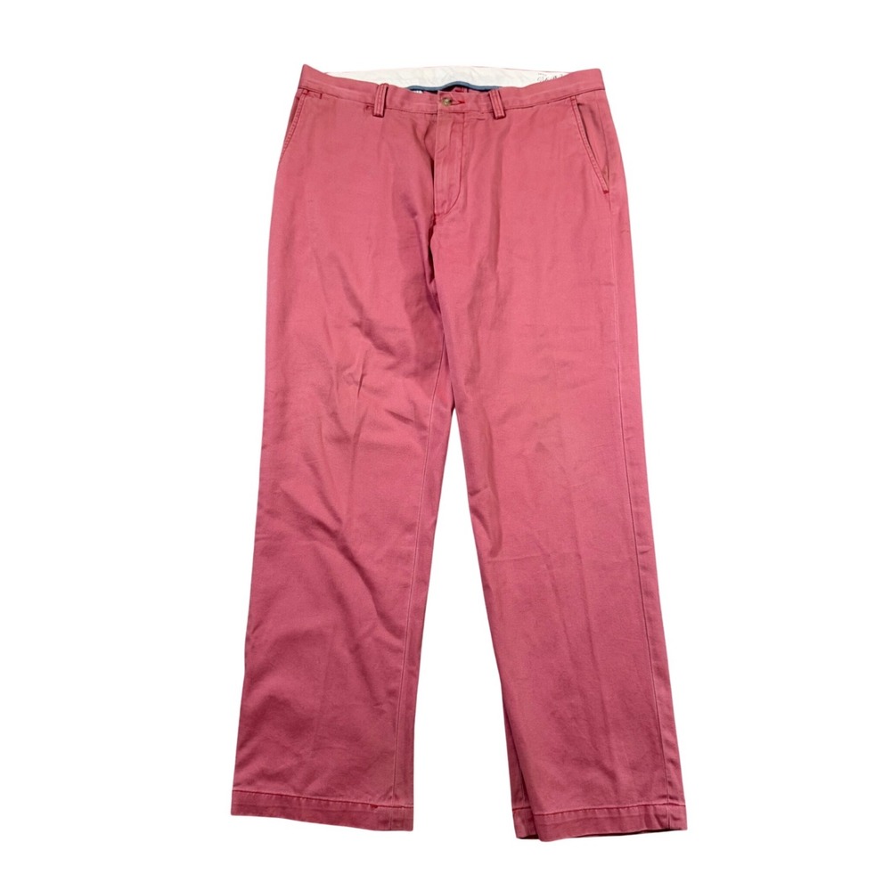 Polo Ralph Lauren Chino Pants 36x30 Pink Classic Fit Nantucket Red Preppy Office